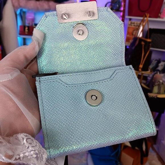 NWT Aimee Kestenberg Mermaid Metallic Delmar Flap Wallet - Picture 10 of 10